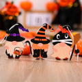 Miniatyrbillede 3 af 3: 1 sæt Halloween dekorationer Halloween træhængere Græskar