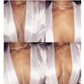 Pikkukuva 3 / 5: 1 kpl (Kultainen) Eurooppalainen ja amerikkalainen tyyli Metalli Body Chain, Pitkä