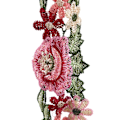 Miniatyrbild 5 av 5: Vattenlöslig spetsrosbroderi kläder hål tillbehör