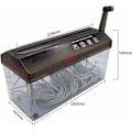 Miniatyrbilde 2 av 5: A4-papirshredder - Bærbar manuell dokumentshredder for kontor, skole, hjem
