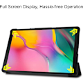 Miniatyrbild 4 av 5: Fodral för Samsung Galaxy Tab A 10.1 2019, Ultratunt Lättvikts Trifold Stativ Smart Folio Fodral Hårdt Omslag för Samsu
