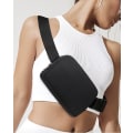 Miniatyrbilde 4 av 5: 1 stk svart midjeveske, trendy dameveske, crossbody, reise