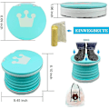Miniatyrbillede 2 af 5: Foldbar toilet til børn, rejsepotte 24 * 5 cm grøn