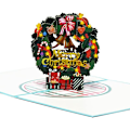 Miniatyrbild 1 av 5: 1 styck Julhälsningskort - 3D Pop-up Julhälsningskort
