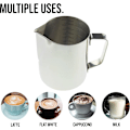 Miniatyrbild 3 av 5: 1 st 600 ml Baristamjölkkanna för kaffemaskin, mjölkskumning