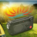 Pikkukuva 3 / 5: Aurinkoenergialla toimiva hätäkäyttöinen käsikäyttöinen NOAA WB-kaistainen radio Bluetooth