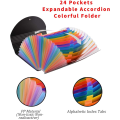 Miniatyrbillede 3 af 5: A4 Dokumentsorter, 24 Rum Accordion Binder, Udvidbar