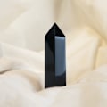 Miniatyrbild 2 av 5: Obsidian Kvartsstavar - 2 st 8-9cm Obsidian Kvartsstavar