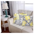 Miniatyrbilde 4 av 5: Set med 4 putetrekk, blomsterputetrekk for sofa hjem stue R