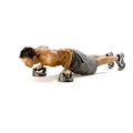 Pikkukuva 5 / 5: Push-up-teline, liukumattomat pehmeät muoviset push-up-kahvat, liukumattomat