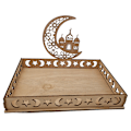 Miniatyrbilde 1 av 5: 1 stk Ramadanfat, Iftar Trebrett, Måned Middag