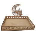 Miniatyrbillede 1 af 5: 1 stk. Ramadan Fadebakke, Iftar Træbakke, Månemiddag