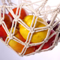 Miniatyrbild 5 av 5: Hängande Frukthängmatta med Krokar, Oval