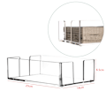 Miniatyrbilde 3 av 5: 1 stk Transparent akryl servietter, serviettboks, serviett
