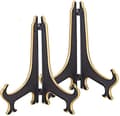 8\" Trimplatestativ Plast Bild Staffli Displayram Bildram Svart Guld - 2 Pack