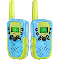 Pikkukuva 1 / 7: Walkie-talkie lapsille, leluja 3-12-vuotiaille pojille ja tytöille, joissa on taustavalaistu LCD-taskulamppu, 2 pakkausta