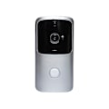 Miniatyrbillede 4 af 4: (Sort) To-vejs lyd, HD-video, bevægelses- og ringe-app-alarmer, nem opsætning, vejrbestandig og Alexa-aktiveret kablet eller trådløs