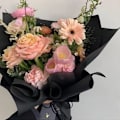 Miniatyrbillede 2 af 5: 100 ark koreansk bomuldsindpakningspapir, ikke-vævet blomsterindpakningspapir