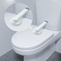 Miniatyrbilde 1 av 5: Toalettlås for barn, gapfri padlemekanisme, universell passform for de fleste toalettlokk, ingen verktøy kreves, enkel installasjon med 3M-lim