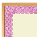 Pikkukuva 5 / 5: 20m Ombre Purppura Scallops Bulletin Board Borders Rainbow Straight