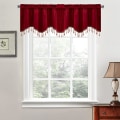 Miniatyrbillede 1 af 5: 68,9\"B x 19,6\"L Køkken Gardin Valance Sort-Out Valance