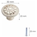 Miniatyrbillede 3 af 5: 60 x 50 cm plastfliseform Medium belægningsstenforme sten trin sten have indkørsel form belægningssti form gangmager