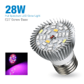 Miniatyrbillede 3 af 5: 1 stk LED Plant Vækstlys Pære 28W E27 Fuld Spektrum Flad