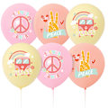 Miniatyrbilde 2 av 5: 60 stk Hippie Boho Bursdagsfestdekorasjoner Hippie Groovy