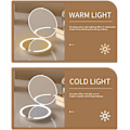 Pikkukuva 3 / 5: Kompakti peili LED-valolla, matkapeili, 1X/5X suurennus LED-taskupeili USB-datakaapelilla, minipeili