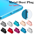 Miniatyrbild 3 av 5: Cobee 6-pack Type C Dammskydd i Aluminiumlegering USB C Dammskydd