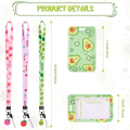 Miniatyrbilde 2 av 5: 3 stk. Frukt-Lanyard med Badgeholder, Hals Lanyard Badge Hold