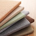 Miniatyrbillede 3 af 5: 1 x Beige Linned Bomuld Sommer Stolhynde - 40 x 40 x 4 cm - Ensfarvet Linned Look - Plet- og Vandafvisende - Med