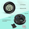 Miniatyrbillede 4 af 5: 3 stk. Mini Digital Lcd Termometer Hygrometer Temperatur Fugtighed