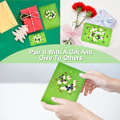 Miniatyrbillede 5 af 5: 1 stk 3D Pop Up Blomst Sommerfugl Hilsenskort, Farverig