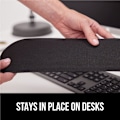 Miniatyrbild 5 av 5: Handledsstöd i Memory Foam för Datortangentbord, Mus, Ergonomisk Design, 2-delat Set, Svart