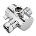 Miniatyrbilde 5 av 5: 3-veis T-adapter for badekar dusjhode arm montering diverter adapter for hånddusj 1 stk