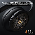 Miniatyrbillede 4 af 5: 1 Bluetooth-headset til mobil / PC / rejser (sort)