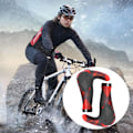Miniatyrbilde 3 av 5: (22mm) Terrengsykkelgrep, Sklisikre Gummigrep, Ergonomiske Sykkelgrep, Doble Lock-On MTB-grep, Universell B