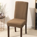 Miniatyrbillede 2 af 5: (Brun, 1 stk) Stolebetræk 1 stk Spandex Stolebetræk Jacquard
