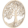 Miniatyrbild 1 av 8: Livets träd Väggdekor Spirituell Vägg Trä Symbol Meditation T
