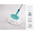 Pikkukuva 2 / 5: Sininen 2-pakkaus Clean Twist Disc Mop -vaihtopäät, ihanteellinen laatta- ja kivipinnoille, vettä ja likaa imevä mikrokuitu, vaihtomoppit, helppo kiinnittää