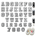 Miniatyrbillede 1 af 5: Dongdong Sko Dekorative Smykker Tilbehørssæt Alphabet