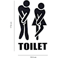 Pikkukuva 2 / 5: Top Stickers Hauskat wc-tarrat - Persoonalista sisustustasi!