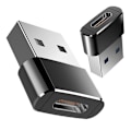 Miniatyrbild 1 av 5: 3-pack USB C till USB-adapter, USB C till USB C Konvertibel Typ C-adapter för iPhone 13 12 Mini Pro Max, Airpods iPad