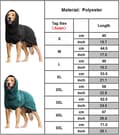 Hundkläder i Terry, Badrocka, Varma Kläder för