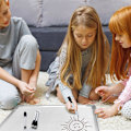 Miniatyrbillede 5 af 5: 10 stk. viskbare whiteboard-filt, tør viskbar whiteboard