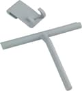 Silikon-squeegee, rostfritt stål/silikon, badrums torkare,