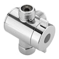 Miniatyrbilde 3 av 5: 3-veis T-adapter for badekar dusjhode arm montering diverter adapter for hånddusj 1 stk