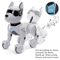 Miniatyrbild 4 av 5: Fjärrstyrd robot-hund med touchfunktion och röststyrning, RC-hundrobotleksaker för barn 3, 4, 5, 6, 7, 8, 9, 10 år och uppåt, smart och dansande robot