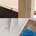 Miniatyrbilde 4 av 5: 3 stk. WC tykkere rustfritt stål øvre dør soverom lydløs